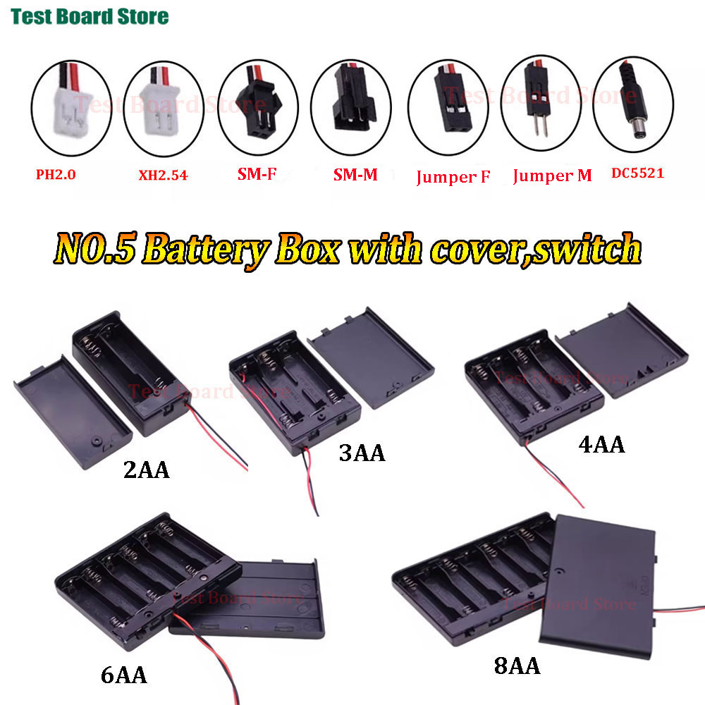 Jumper Wire Kit - 1pcs AA Battery Holder/Box In Series