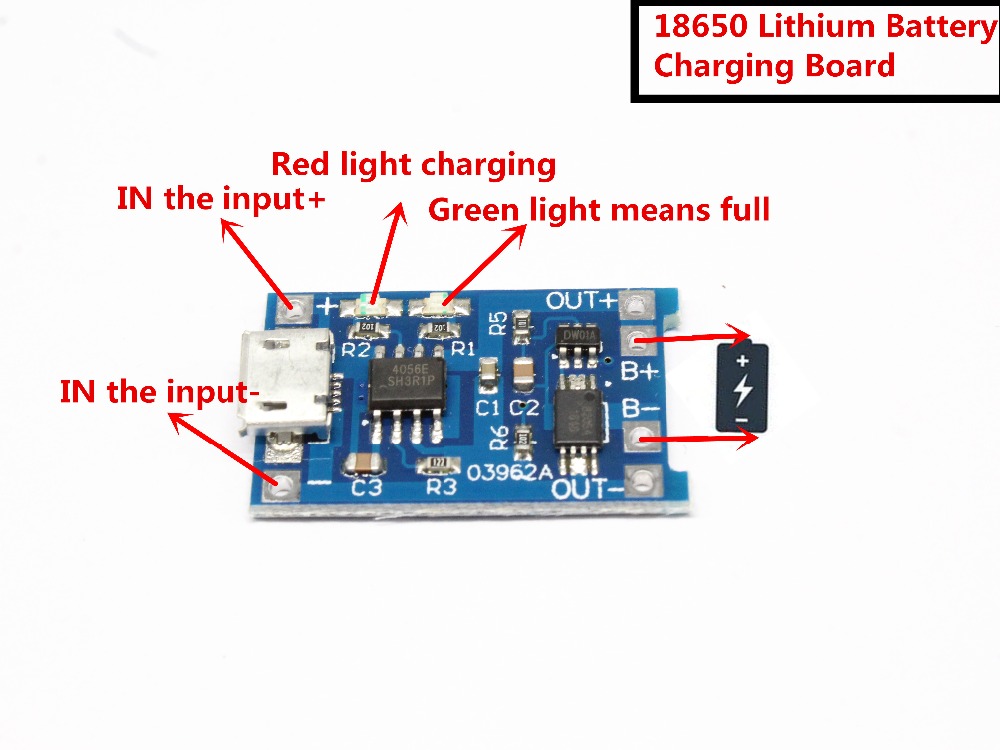 1pcsType-c/Micro/Mini USB 5V 1 - đánh giá và giá Tp4056 Module