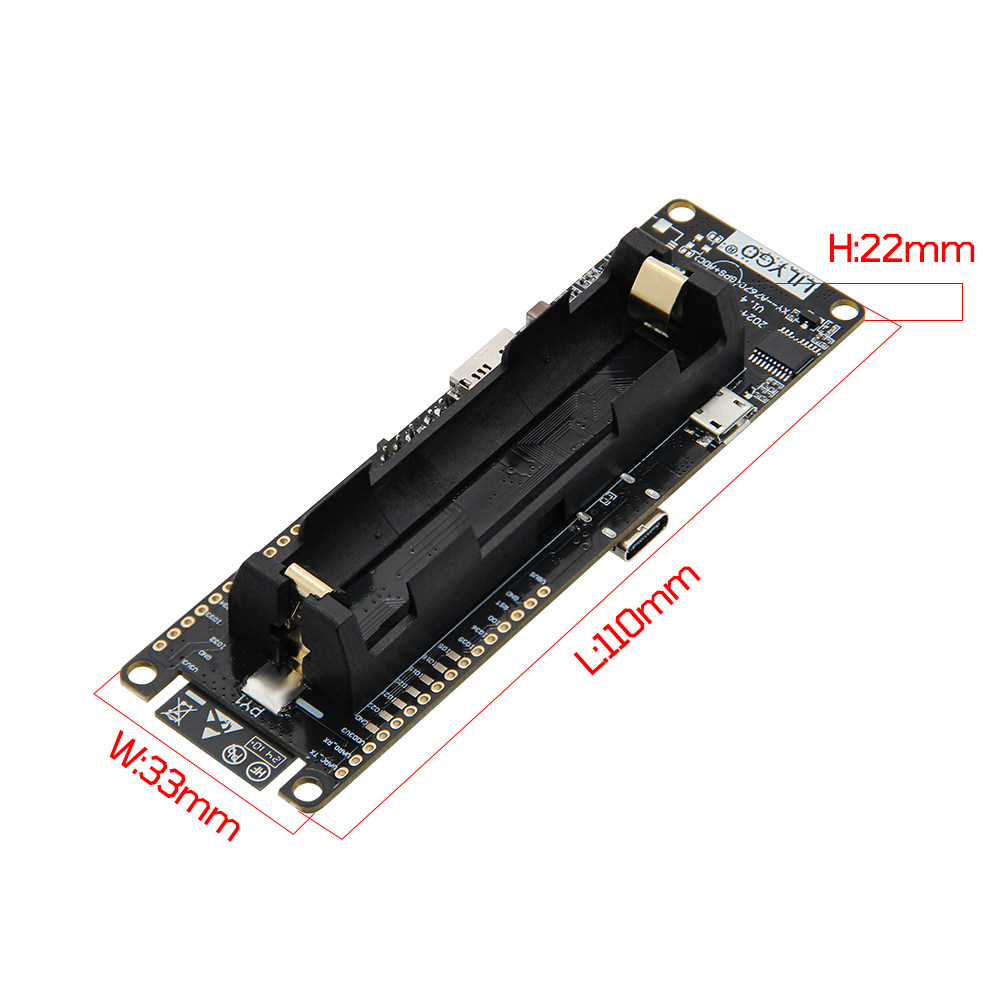 LILYGO T-A7670E ESP32 Module,  - đánh giá và giá Esp32 Battery Holder Lipo